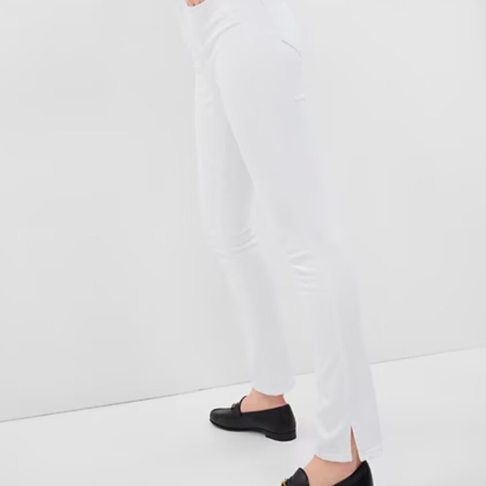 GAP High Rise Vintage Slim Jeans Sz 29 White